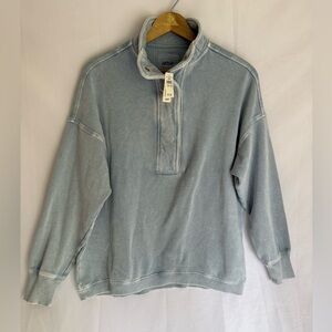 Aerie Getaway Quarter Snap Sweatshirt XS